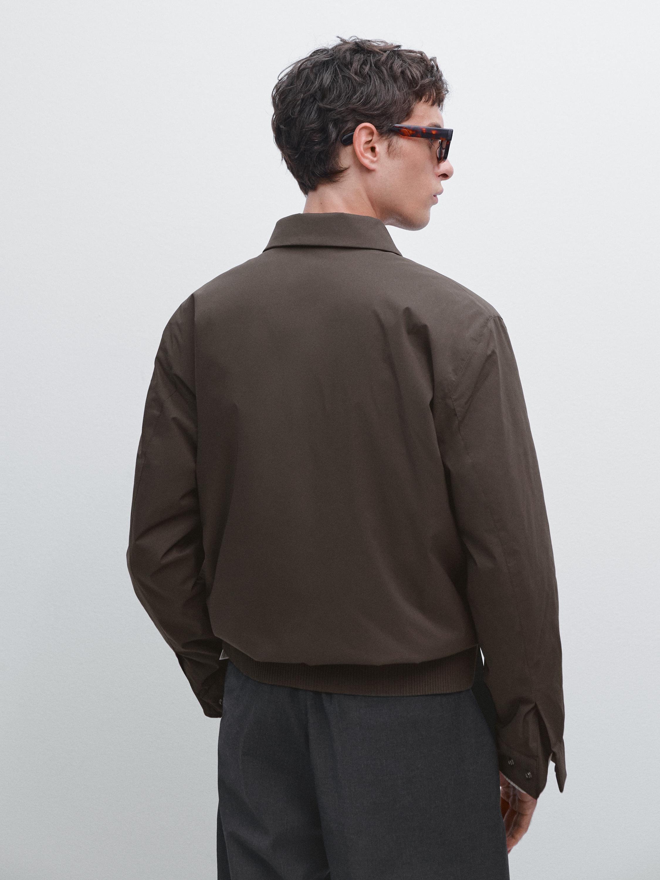 Veste bomber déperlante détail bas